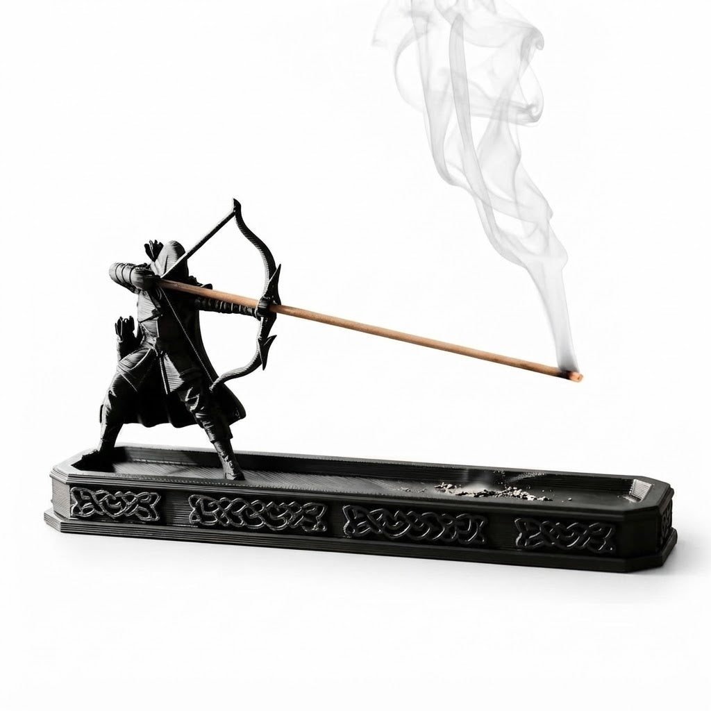 Archer Incense Holder – Fantasy Warrior Ash Catcher Tray