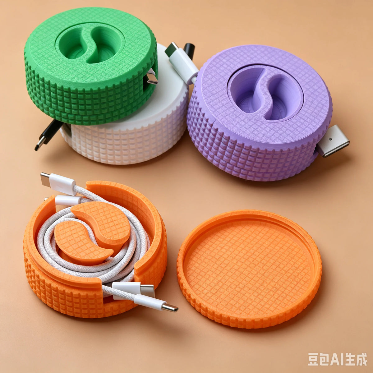 Portable Cable Organizer,Mini Earphone Cord Winder