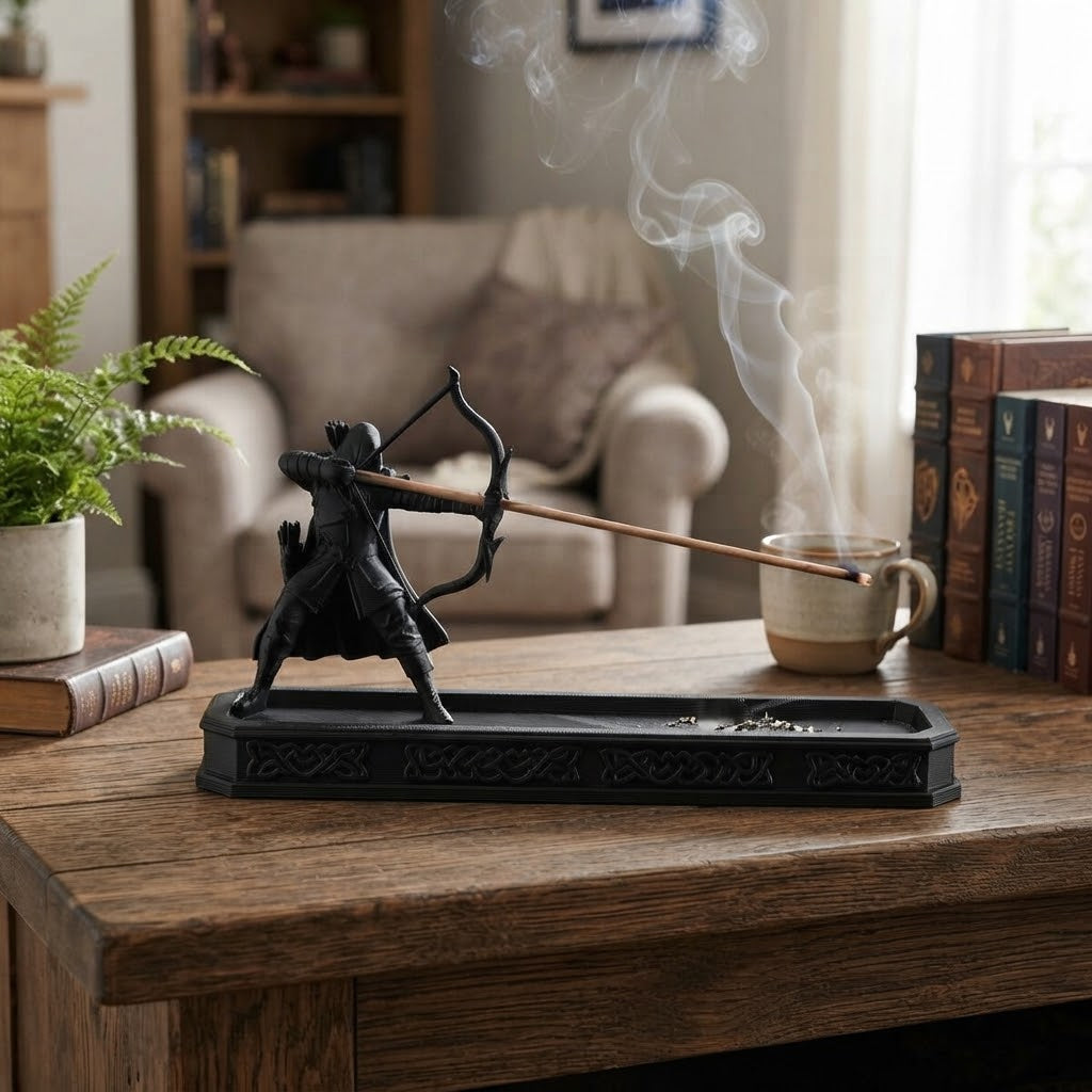 Archer Incense Holder – Fantasy Warrior Ash Catcher Tray